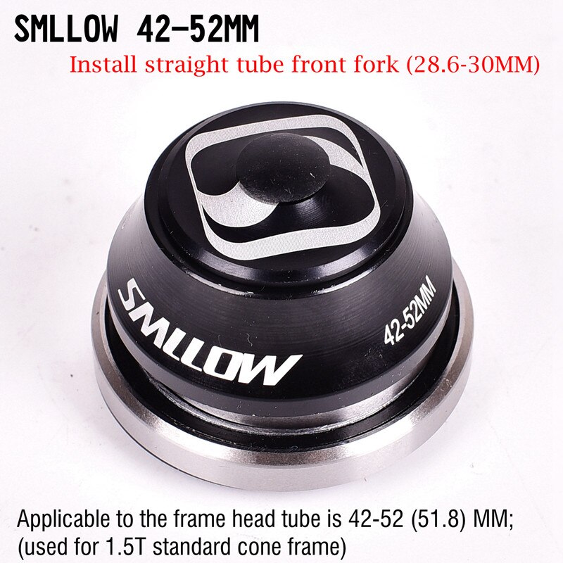 Bicycle Bearing headset 34/42/42-52/44/44-55/44-56mm Mountain bike tapered headset bearings bowl set tapered head tube bowl set: 41.8-52MM