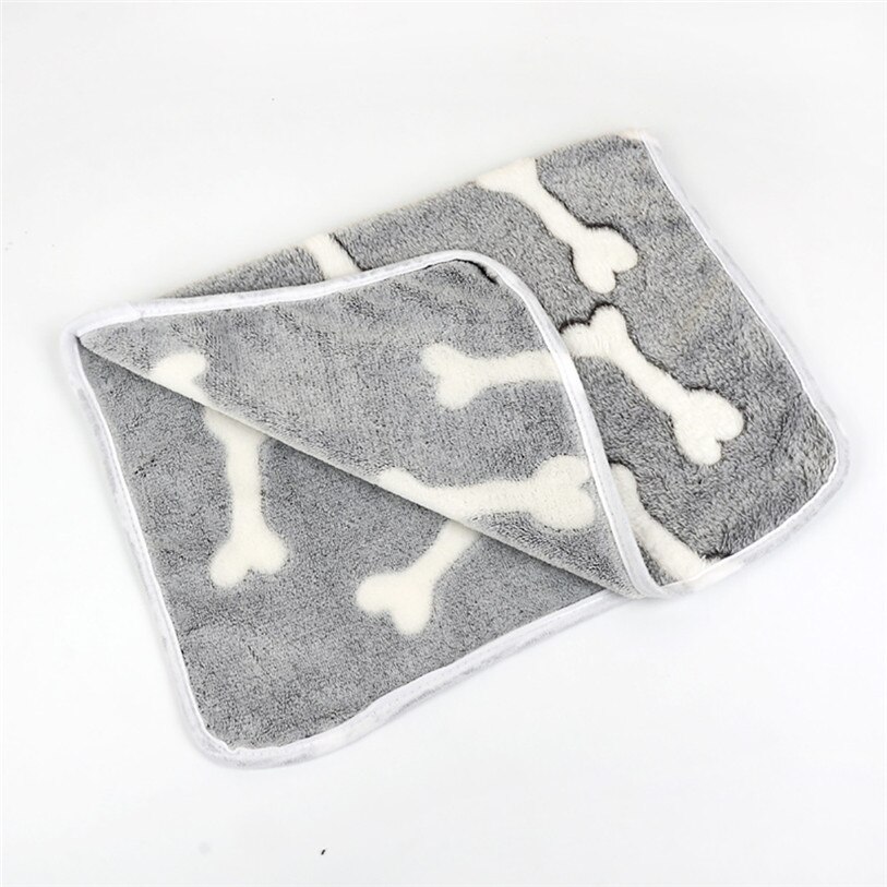 HEYPET Coral Fleece Deken Huisdier Hond Bed Kat Mat Zachte Kat Bed Puppy Kitten Winter Warm Dierbenodigdheden voor Kleine medium Honden Katten