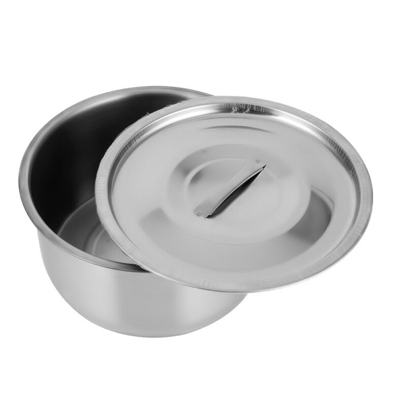 Stainless Steel Soup Pot Stock Pot Set with Lid Kitchenware Stew Pot Cooking Tools Cookware