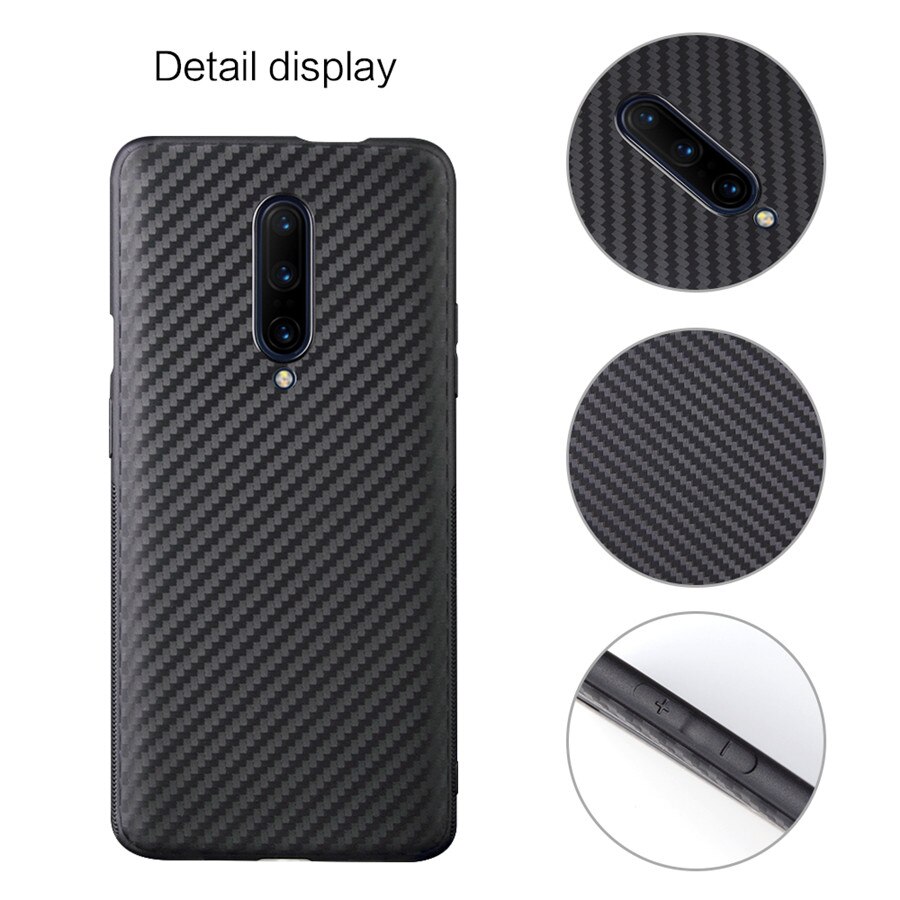 Carbon Fiber Case Voor Oneplus 7 7 Pro 1 + 7 Pro Case Soft Silicone ultradunne Cover Voor een Plus 6 5 5T 1 + 6 Shockproof Shell