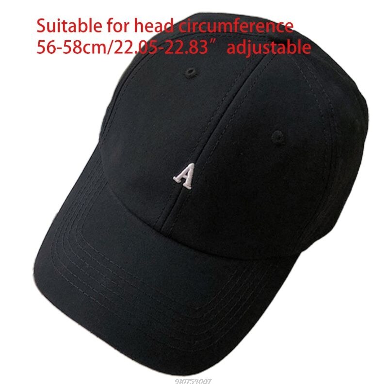 Gorra de béisbol con bordado de letras del alfabeto para hombre y mujer, gorro de béisbol de algodón con bordado de letras del alfabeto, estilo Harajuku, Hip Hop, Snapback, Unisex,