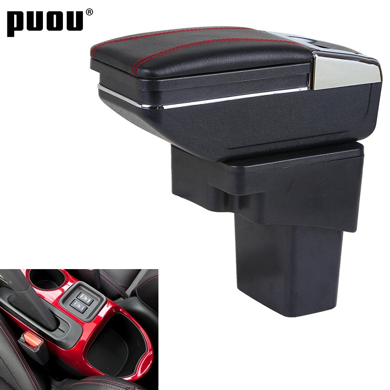 Podłokietnik ze schowkiem dla Nissa Juke Infiniti ESQ Center Center konsola do przechowywania dwuwarstwowa skóra popielniczka zestaw akcesoriów do ładowania USB