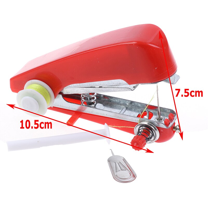 Portable Manual Sewing Machine Quick Stitch Simple Operation Sewing Cloth Fabric Household Handheld Needlework Tool