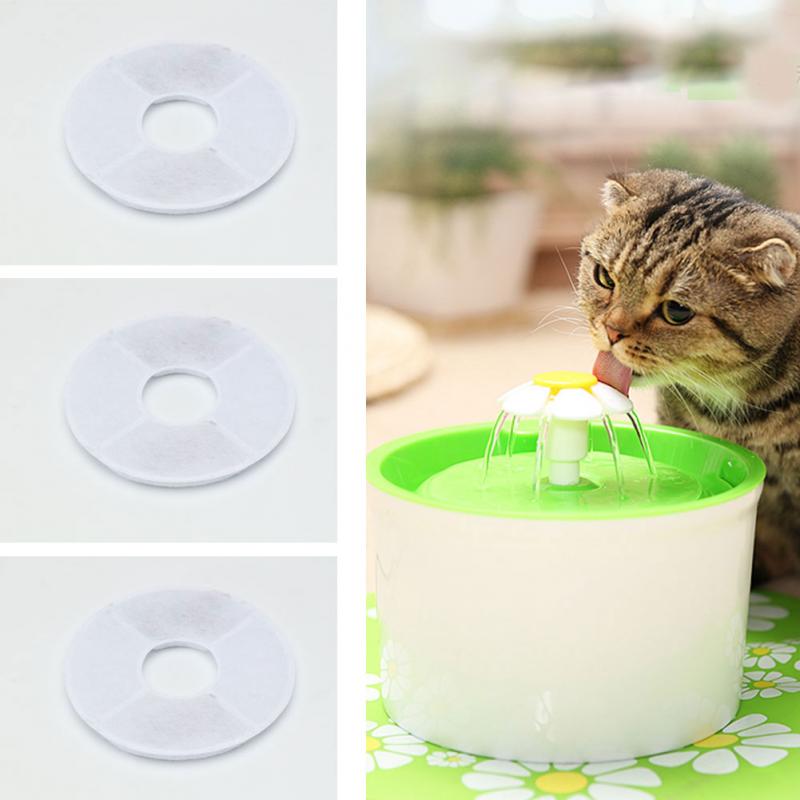 4 Pcs Houtskool Carbon Filter Geactiveerd Voor 1.8L LED Automatische Kat Hond Kitten Drinkwater Fontein Voerbak Drink Schotel filter #7