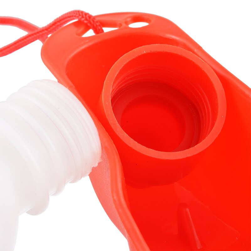 250 Ml Blauwe Fles Hond Water Puppy Hond Feeder Container Opvouwbare Reizen Draagbare Fles Voor Water Hond Levert