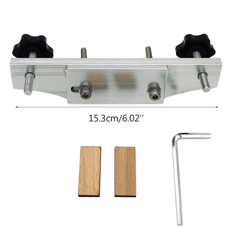 Metal Guitar Bridge Clamp Stainless Steel Guitar Bridge Bonding Tool for Luthiers Guitar Accessories