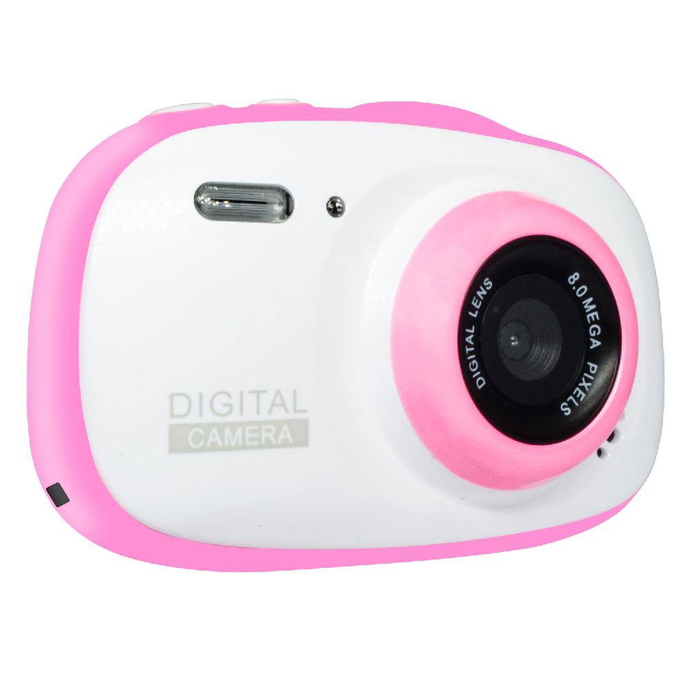 BEESCLOVER freundlicher Wasserdichte Digital Kamera Mini Art Camcorder für freundlicher Unterstützung MP3, MP4 mit 2,0 Zoll HD IPS Bildschirm r25: rosa