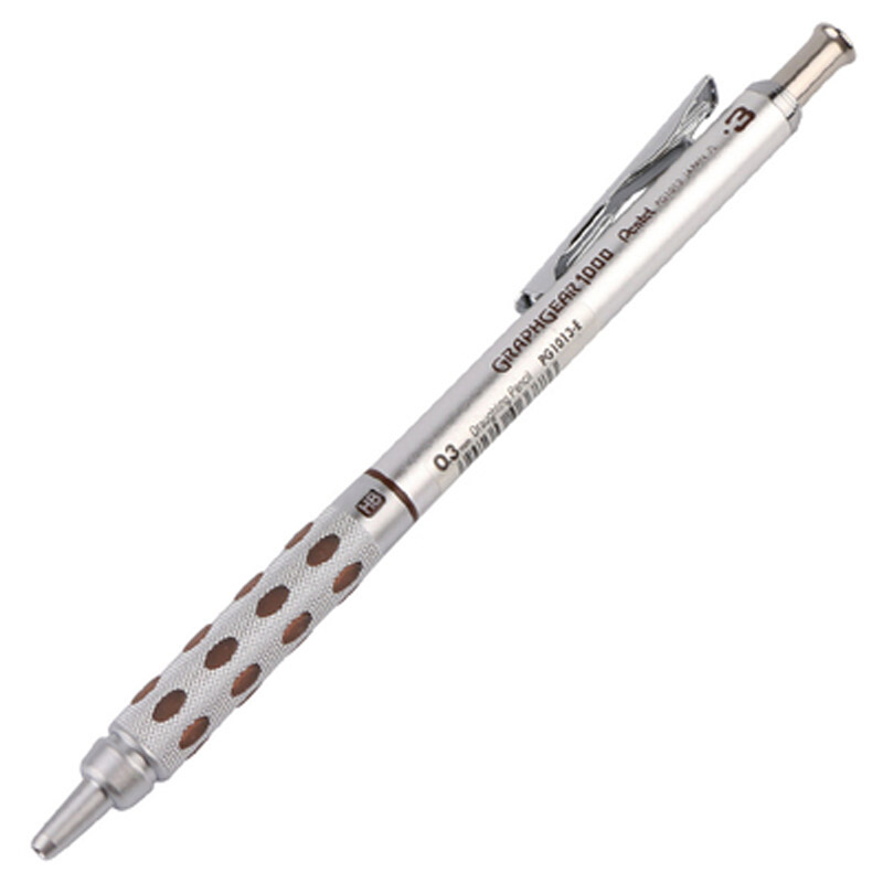 Pentel drawing activity automatic pencil 1pcs PG1015 (13.17.19) 0.3mm/0.5mm/0.7mm/0.9mm metal penholder: 0.3mm