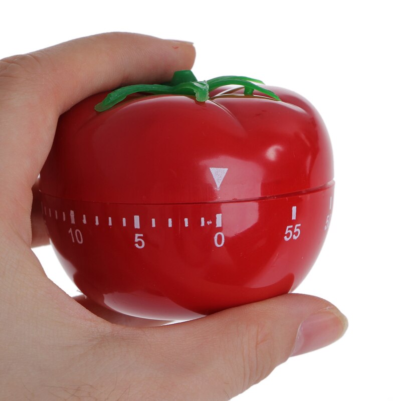 Usable Tomato Shape Cooking Mechanical Timer Kitchen Gadgets Countdown Reminder