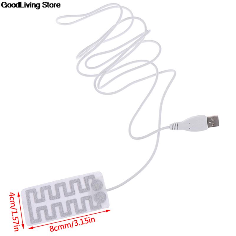 1 stk kulfiber usb 5v vinter udendørs termisk varme luffer varmehandsker pude handsker varme puder elektrisk varmeelement: 1