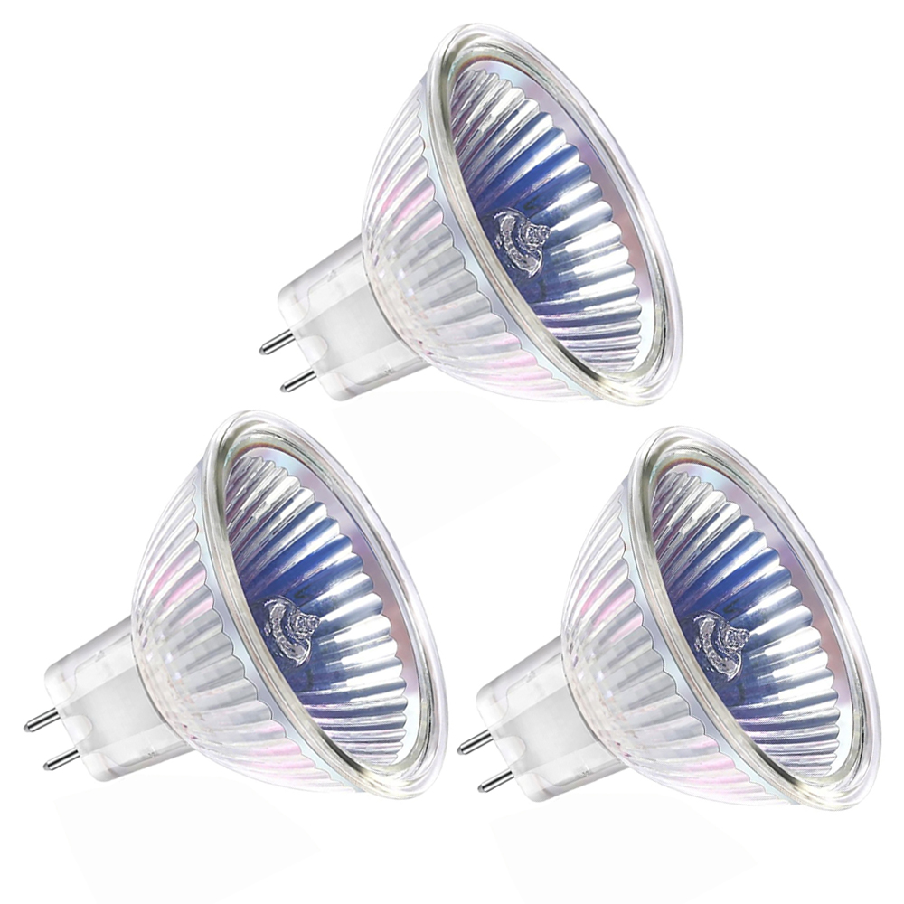 3-teilige MR16-Halogenlampen, 50 W, 12 V, 10 W, 20 W, 35 W, 50 W, 230 V, MR16-Licht-Halogenlampen, 2-polig, GU5,3-Sockel, dimmbar, hoher Ausgang 2700 K