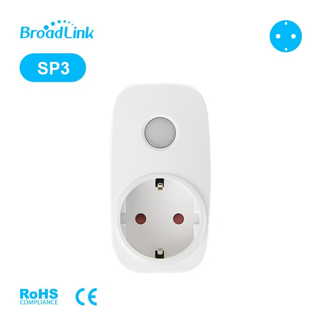 Original Broadlink Bestcon Smart Home RM4C Mini WiFi+IR+4G Remote Control EU Plug Wireless Controller work for Alexa Google Home: EU SP3 Normally