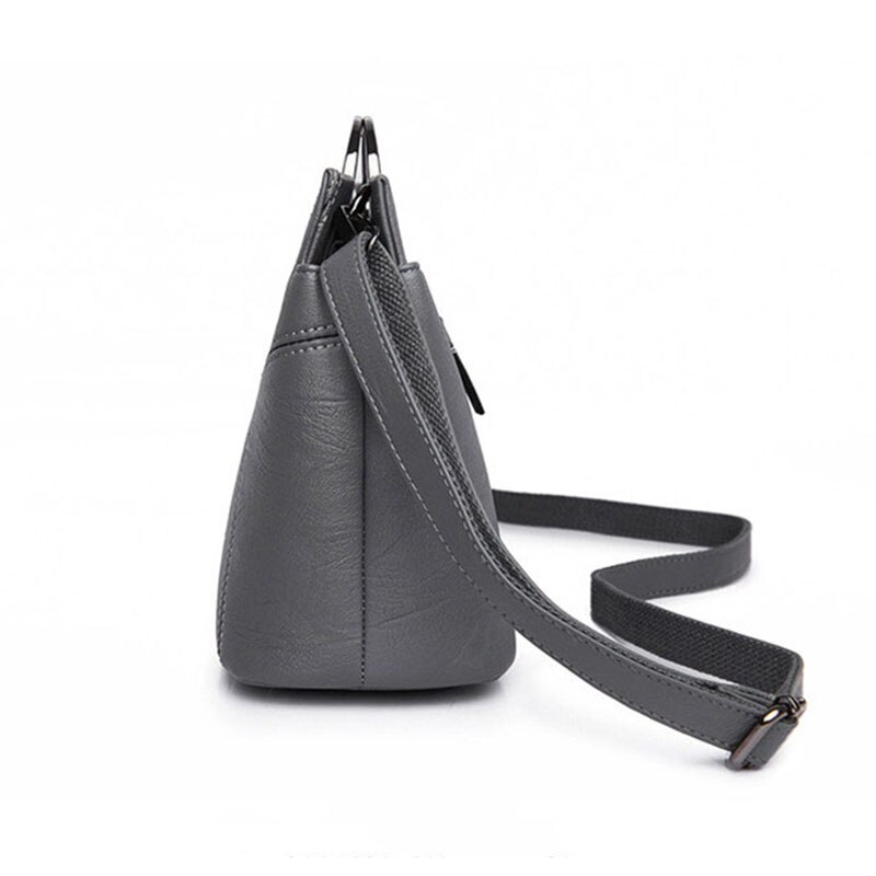 Vrouwen Handtassen Mode Hoge Pu Leer Vrouwen Tas Open Metalen Ring Enveloppen Draagbare Schouder Handtas 3883
