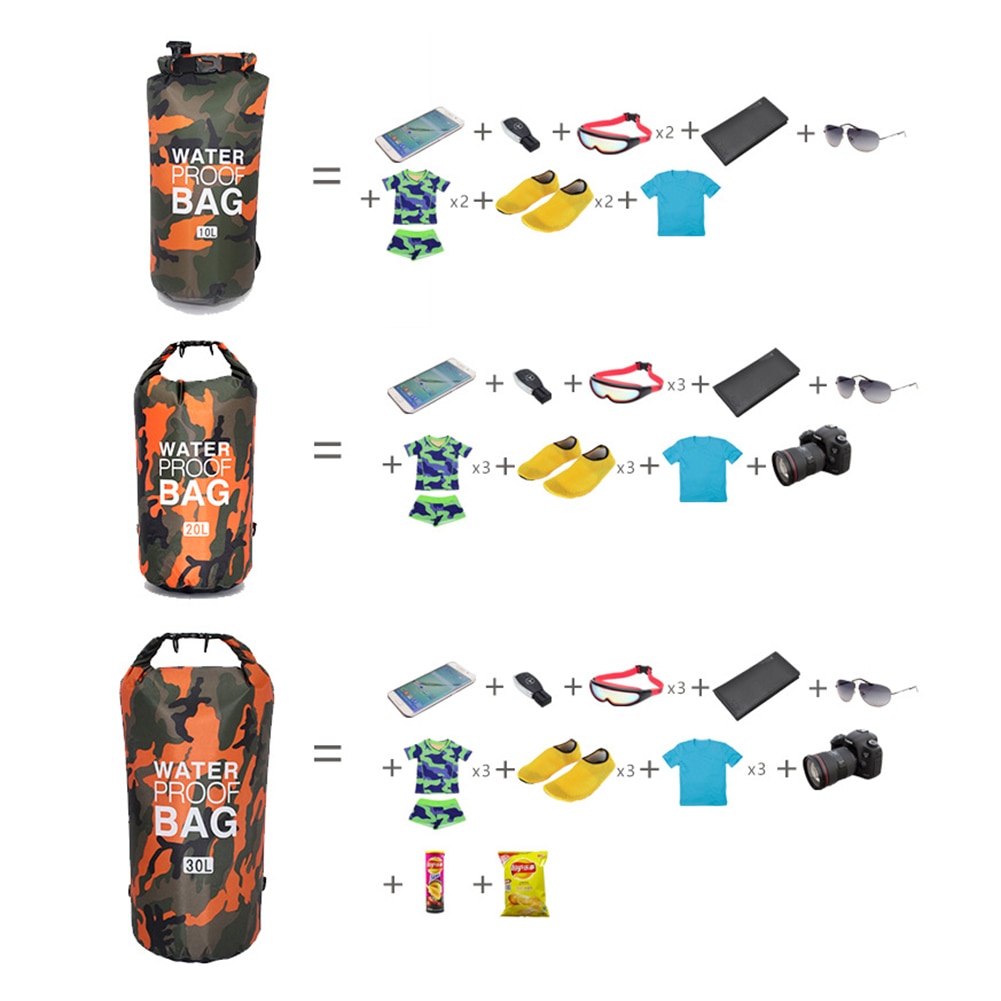 Waterproof Dry Bag Outdoor Sport Swimming Rafting Kayaking Sailing Shoulder Bag