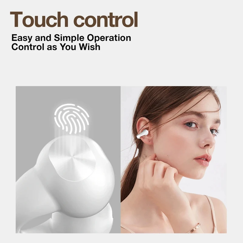 Kolczyki Bezprzewodowe słuchawki douszne Bluetooth 5.3 Słuchawki douszne z otwartym uchem Przewodnictwo powietrzne robić biegania sportowego Bezbolesne noszenie zestawu słuchawkowego