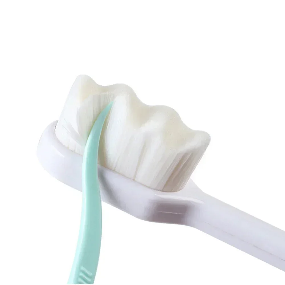 10Pcs Ultra-fine Toothbrush Micro Soft Fiber Portable Healthy Million Bristle Nano Whiten Teeth Box Adult Bamboo Toothbrushes