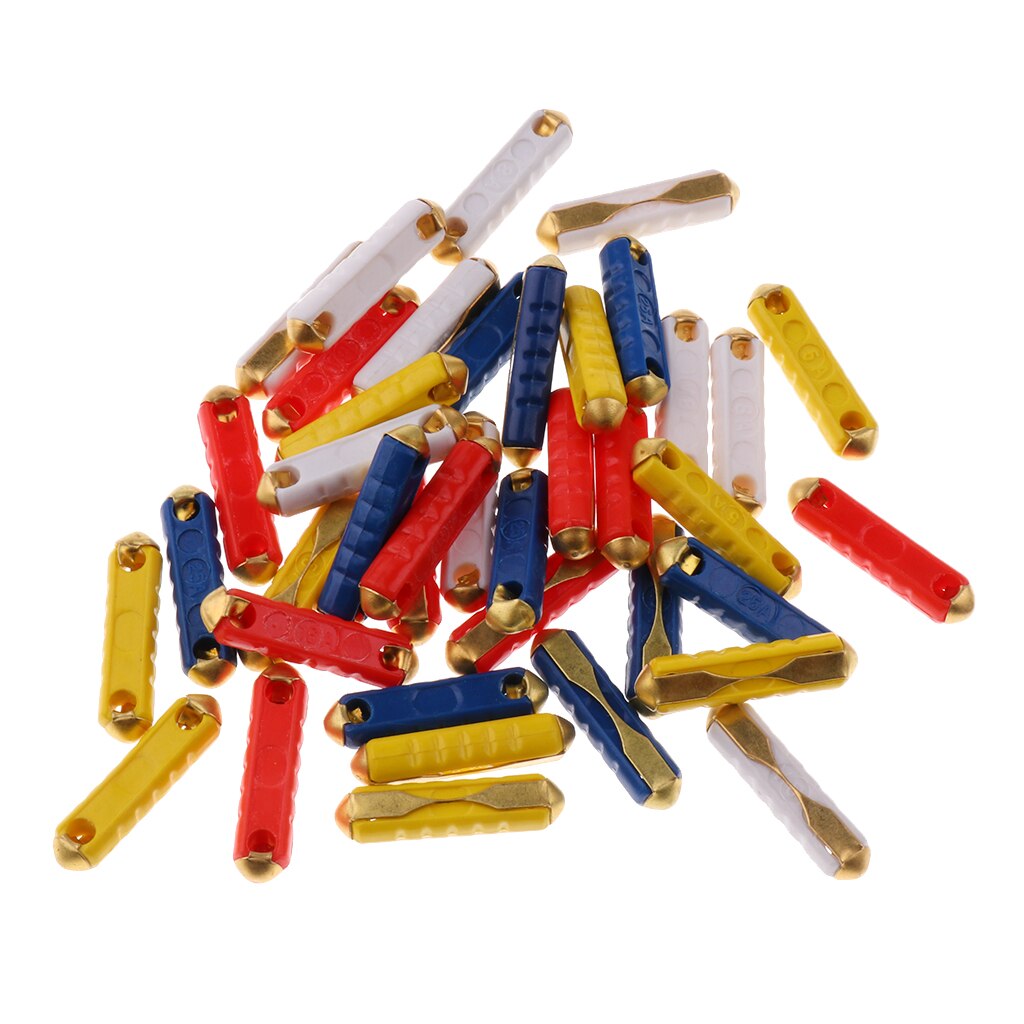 40 Pieces Automotive Car GBC Copper Bullet Fuse Kits 25A 8A 16A 20A