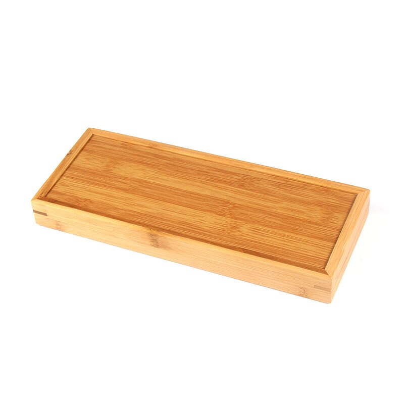 Bamboo water storage seven-star tea tray, water tray, dry infusion table, travel portable tea set, dry infusion tray