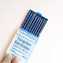 10Pcs Tig Wolfraam Elektrode Goud 1.0/1.6 /2.0/2.4/3.0/3.2/4.0*150Mm Voor Carbon Staal Roestvrij Staal Koper Legering Titanium