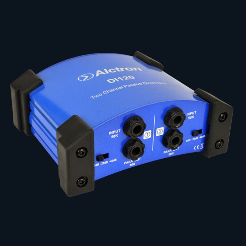 Alctron DI120 Two-Way Passive DI Box Impedance Converter DI BOX Stage Effect Device