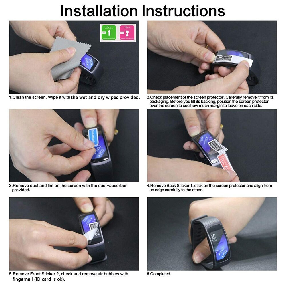 Screen Protector Voor Garmin Vivoactive 4S Zachte Hydrogel Beschermende Film Voor Garmin Vivoactive 4S Smart Horloge (Niet glas