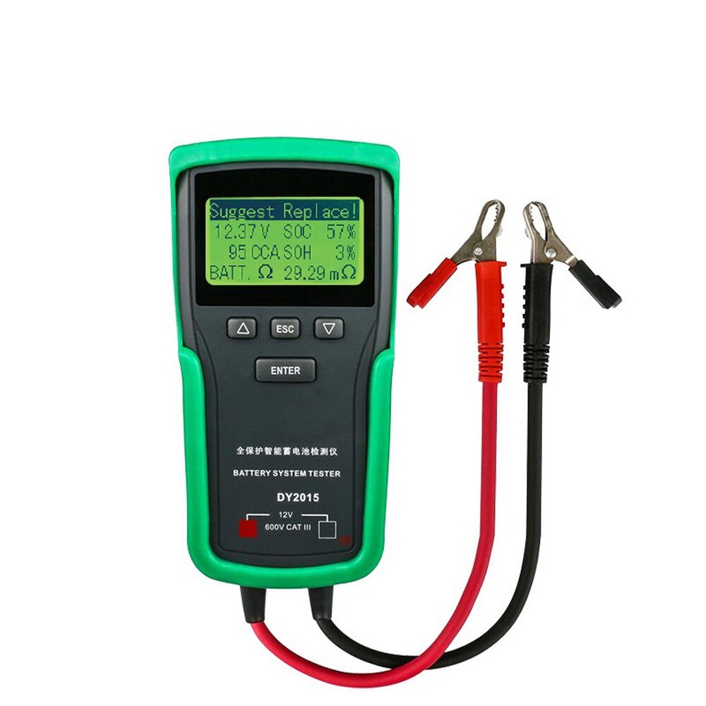 12V Car Battery System Tester Capacity Maximum Electronic load Battery Cranking Charge Test Test Digital Diagnostic Tool: Default Title