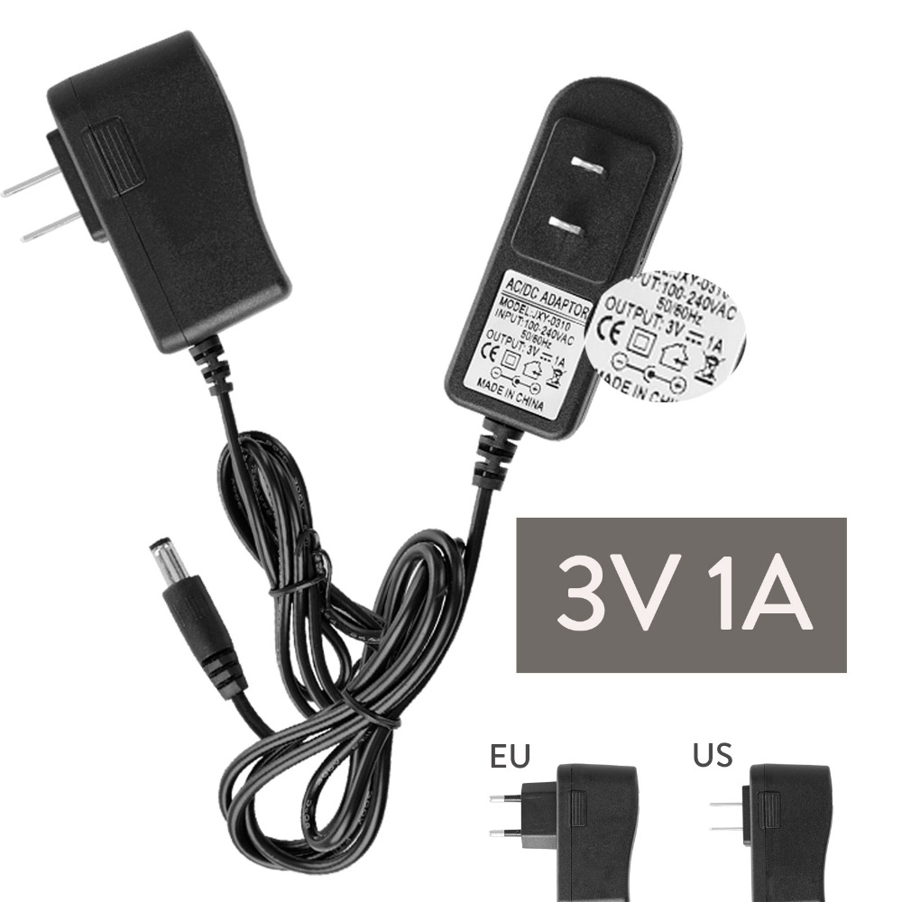 Dc 12v 3v 6v 19v 20v 1a 200ma 300ma 500ma 600ma us eu-kontakt strömförsörjningsadapter transformator för led-strip ljusingång 100-240v