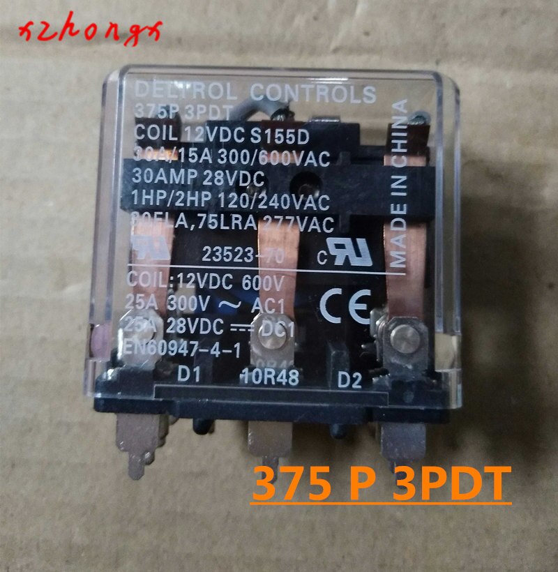 T92S7A22-240 T92S7A22-24 T92S7A22-120 375 P 3PDT EN60947-4- Power Relay