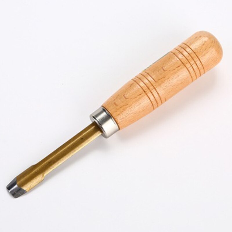 6 stuks vergulde draaibeitels, doe-het-zelf handbeitels, messen, gutsen, gereedschapsset voor hout, klei, leer, snijden