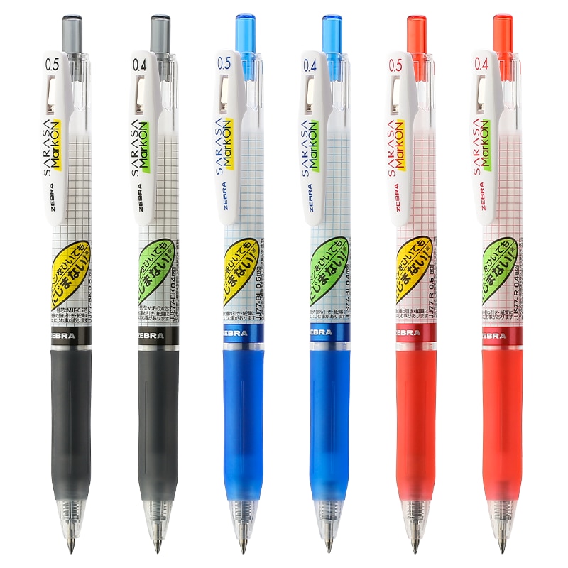 JusArt Gold Pens With 0.4, 0.5 & 1.0 Assorted Tips, Opaque Gold - View #11