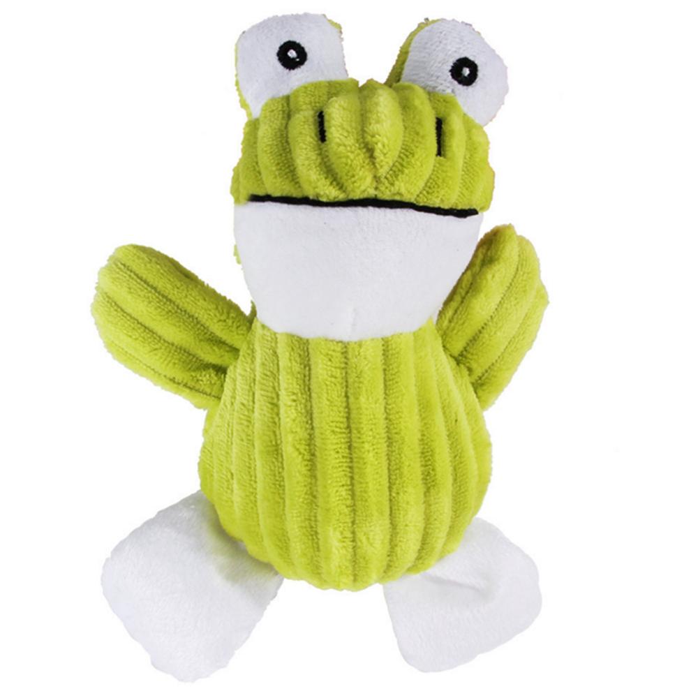 1pc plysch hundleksaker pipande röd blå gris grön groda valp tuggleksak interaktiva kattleksaker sällskapshund ljudleksaker för små medelstora hundar: 6