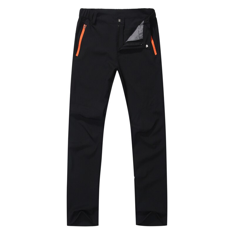 Stretch Wandelen Broek Mannen Sneldrogende Broek Heren Bergbeklimmen Outdoor Broek Mannelijke Reizen/Vissen/Trekking Broek: Black / Xl