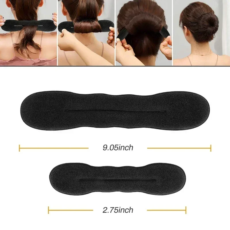 Spons Haar Styling Tool Plastic Lus Krullend Haar Maker Haar Chouchou Hoofdband Twist Donut Broodje Curler Haarbanden Kapsel Gereedschap