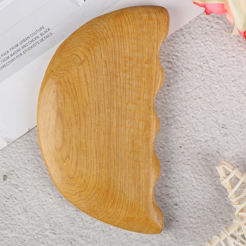 1pc houten traditionele reflexologie hand- en voetmassage-instrumenten, paddenstoelvormig massage-apparaat, drukpunt voor thuiskantoor: Ythb 0130- hoofd 1