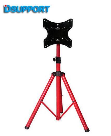 One pair TRKX22 14-40" Movable Folding LCD TV Floor Stand TV Mount Cart Display Rack Full Motion TV Tripod Loading 50kgs: Red