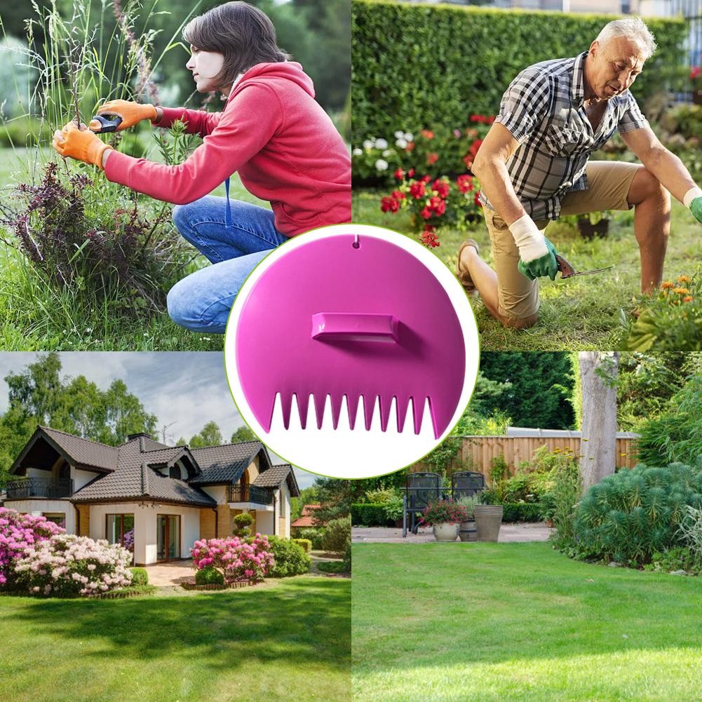 1 Pair Gardening Plastic Leaf Clip Leaf Scoops Rake Garden Pick Tool Waste Clip Leaves Up Cleaning Tool Leaf Pickup Rake