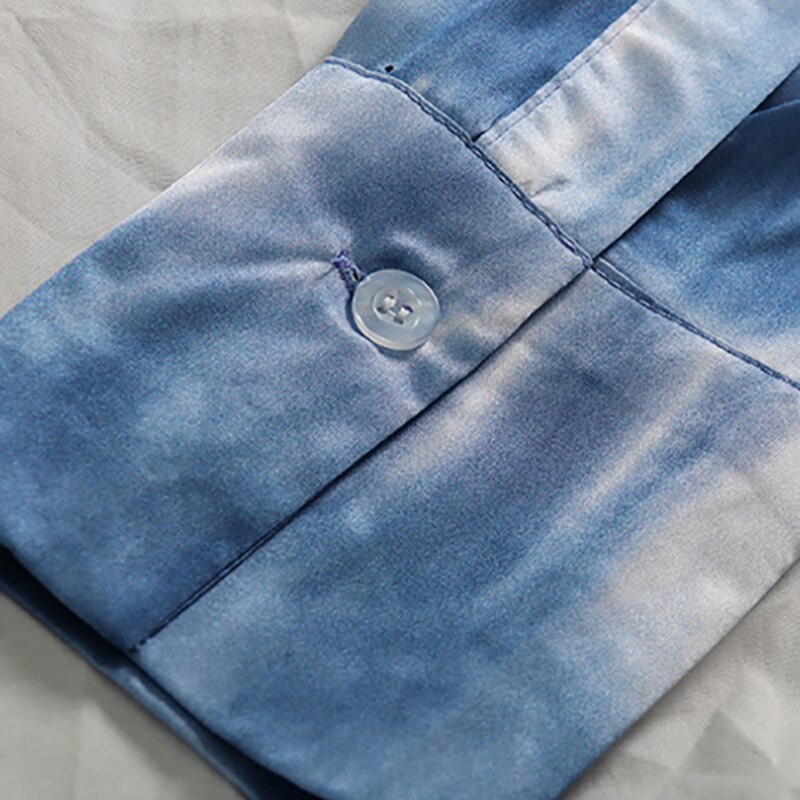 Blusa con estampado xitao para mujer, de un solo pecho, estilo irregular, estilo étnico, suelta, zyq 4031