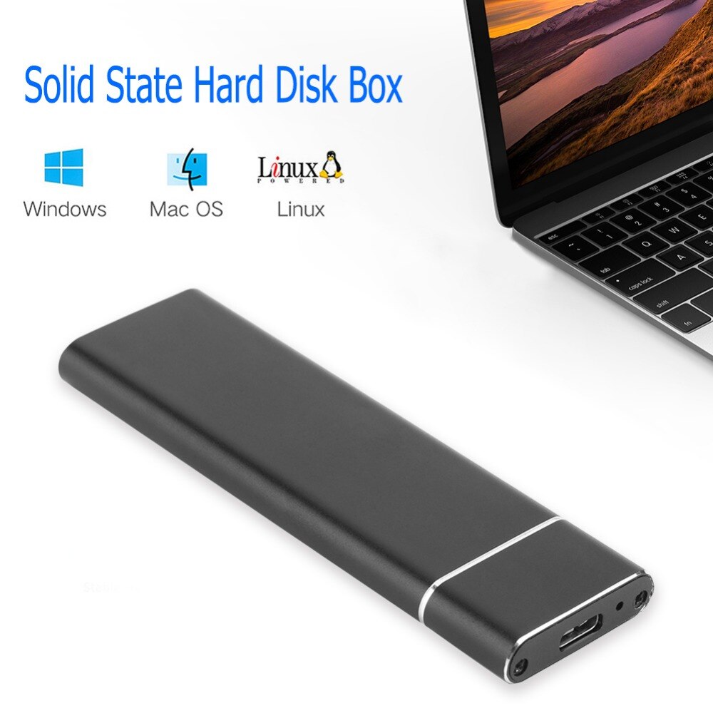 Boîtier SSD USB 3.1 vers M.2 NGFF, adaptateur UASP SuperSpeed pour 2242 2260 2280 M2