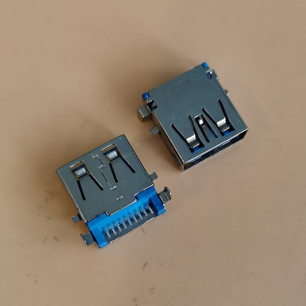laptop USB 3.0 Jack 3.0 USB Female Socket DIP 180 degree sink plating
