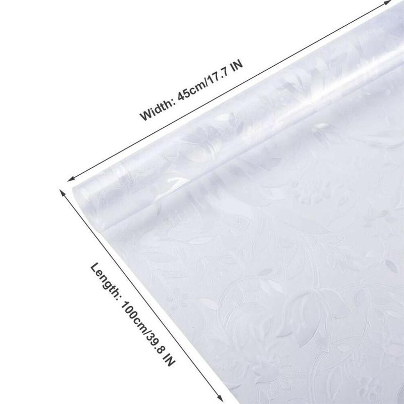 Zelfklevende Privacy Window Film Plakken Glad Glazen Deuren Oppervlakken Douche Membraan Tool Plakken Lijmloze Glas Sticker