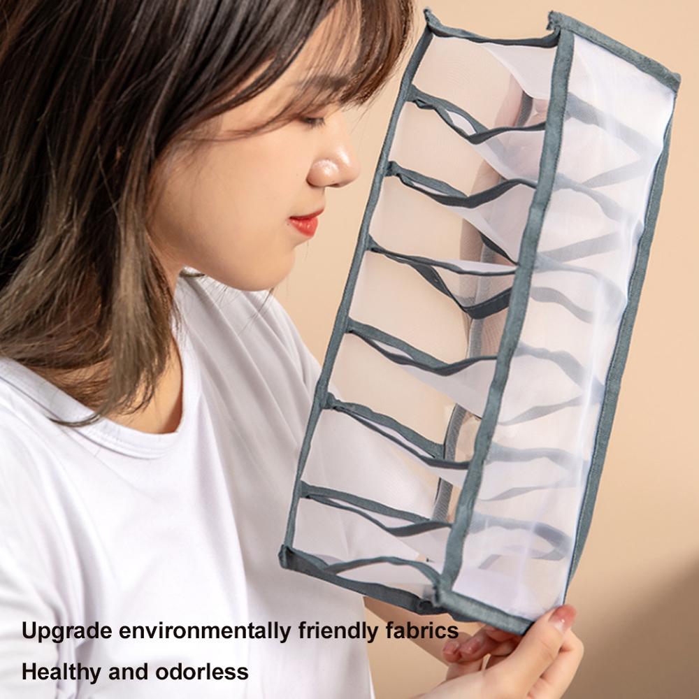 Drawer Organizer Divider Underwear Women's Socks Artifact Cloth Art Drawer Type Separated Household Compartmental Box Dropshippi