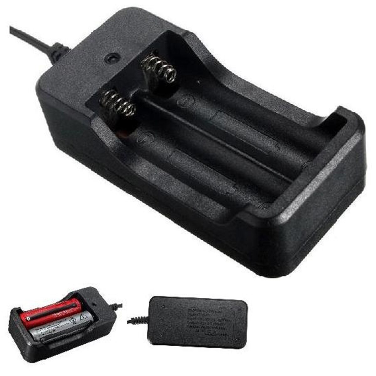2 Slots UK Plug Battery Batteries Charger For 3.7V 18650 Rechargeable Battery Charger Dual-Charge UK Plug