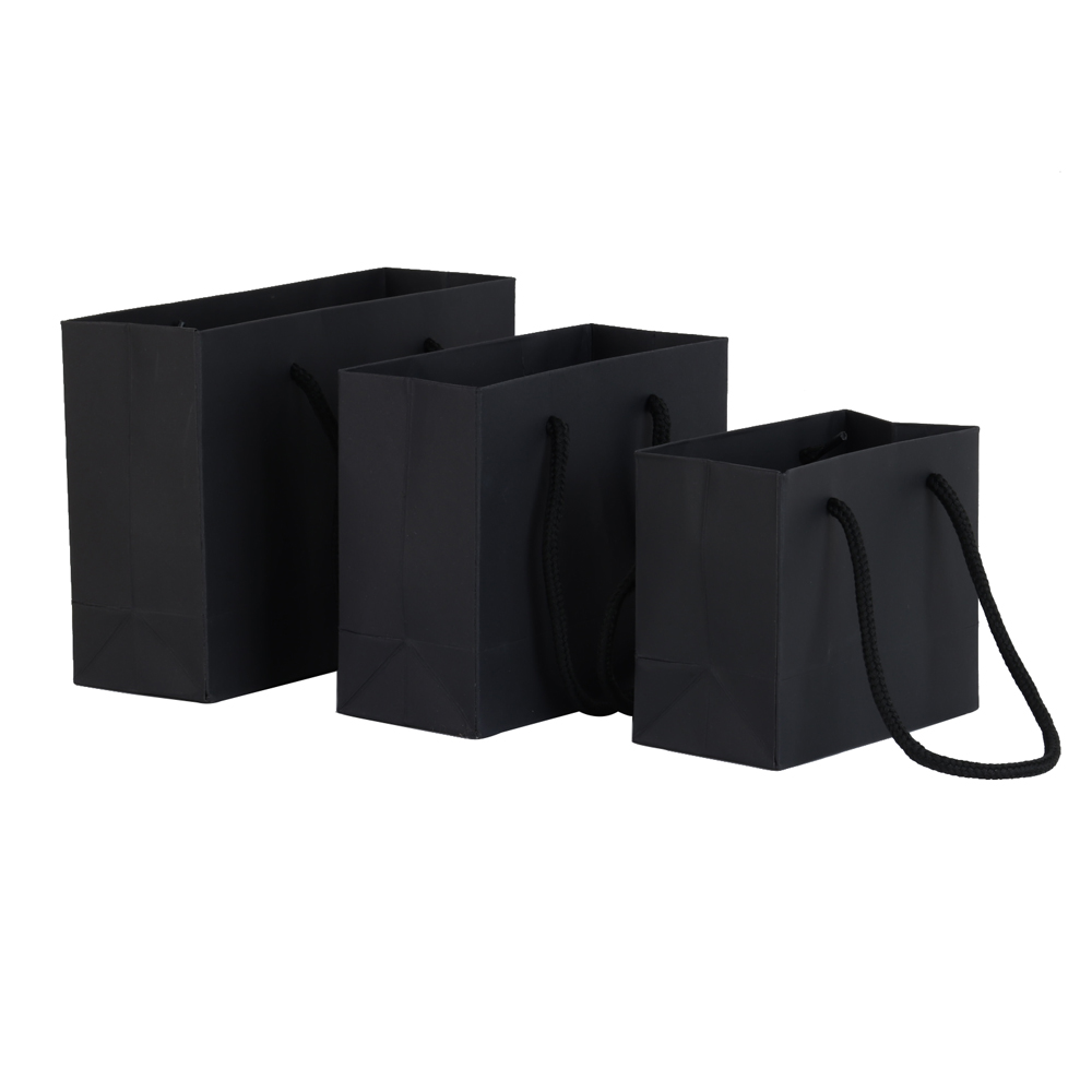 10 Stück einfache tragbare Geschenktüte Hardpaper Tasche Schmuck Verpackung Papiertüte Geschäft Geschenktüte: Minze Grün / 13x8x15 cm