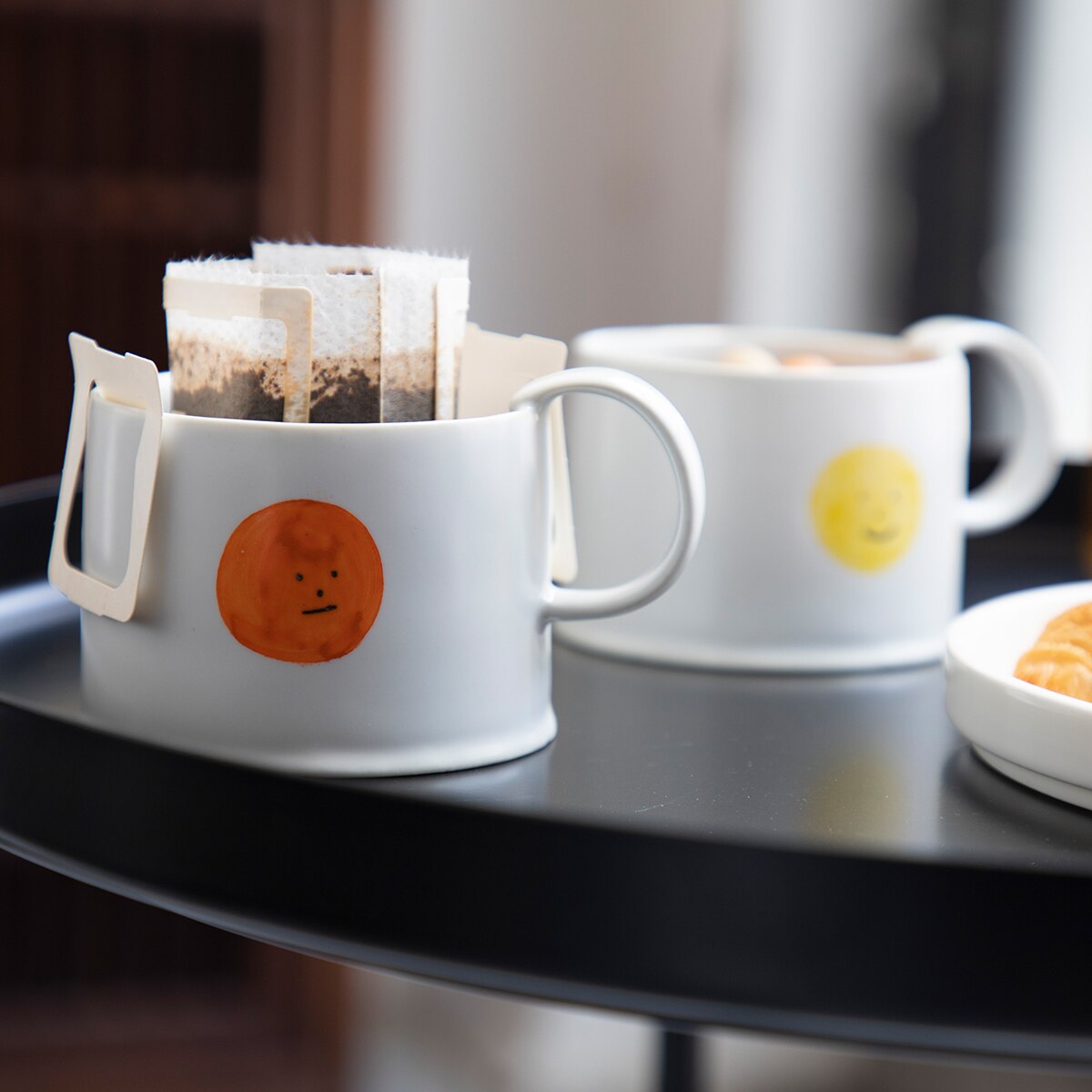 White Ceramic Coffee Cup and Saucer Set Nordic Style Coffee Cup Set Espresso Tazza Colazione Mug BD50CS