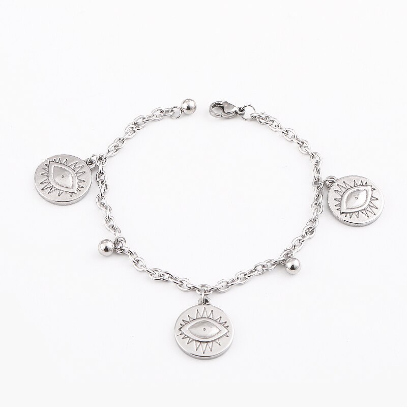 Luxe Duivel Oog Armband Verstelbare Liefde Maan 8 Lucky Armband Oneindige Charme Armband Dames Mode-sieraden: Demon Eye