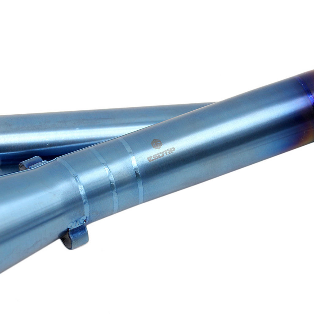 Blue Motorcycle Exhaust Front Link Pipe Connecting Pipe for R15