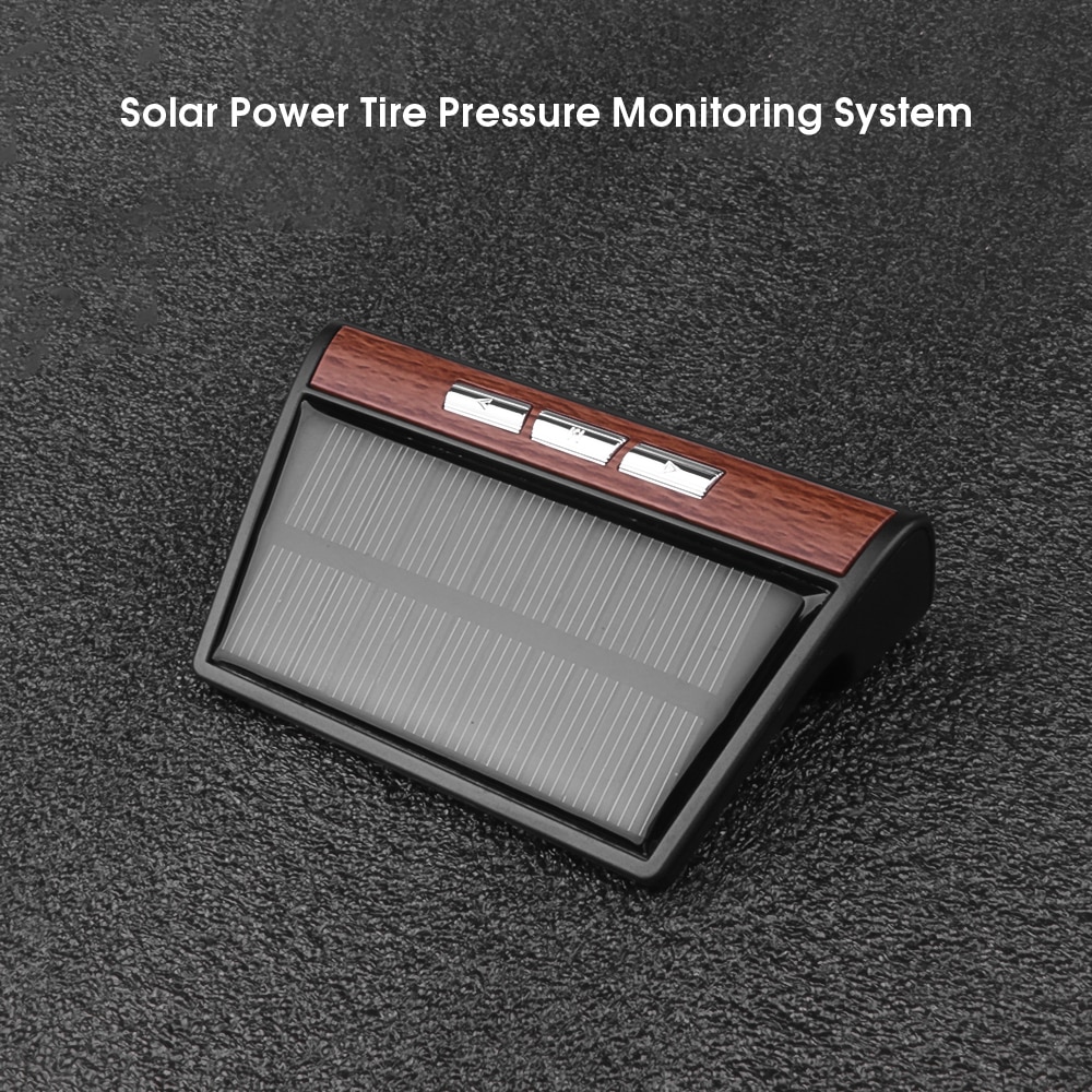 Smart Solar TPMS Car Truck Tire Pressure Alarm Monitor System Auto Tyre Pressure Gauge Temperature Warning with 4 Sensors