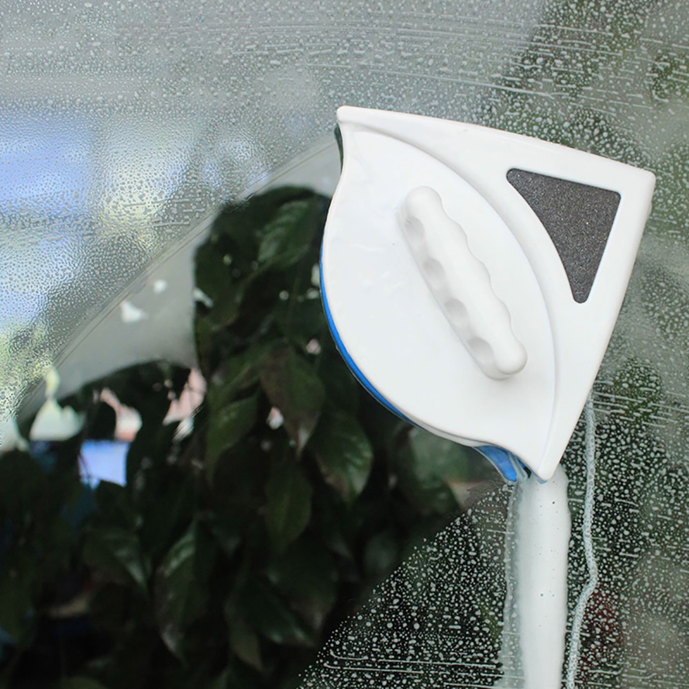 Doual side magnetisk vindue rengøringsbørste husholdningsvask vinduer værktøj justerbar magnetglas viskerrenser