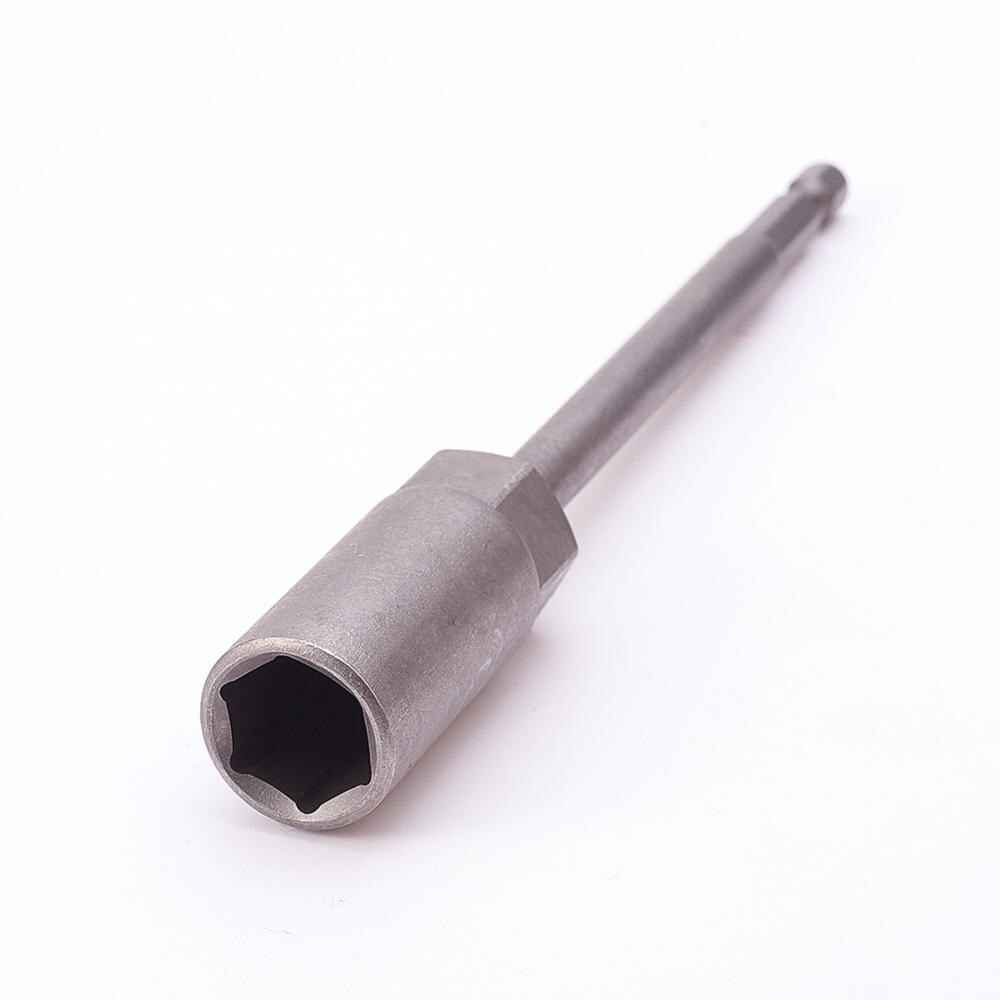 1/4 " drev 7 ~ 17mm sekskantede fatninger 150mm totallængde metalstødmøtrik sætter driver socket bit håndværktøjssæt 1 ~ 5 stk.: 14mm x1 stk