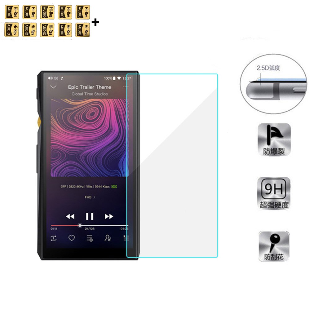 Krasvast Screen Protector Voor Film Voor Fiio M11 En M11 Pro MP3 9H Premium Beschermende Gehard Glas